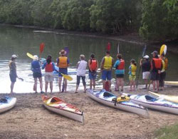 Skills training at Sutherland Shire Canoe Club